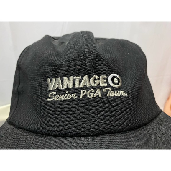 Vintage Vantage Championship Golf Strapback Hat Cap Senior PGA Tour Made In USA - Picture 9 of 9